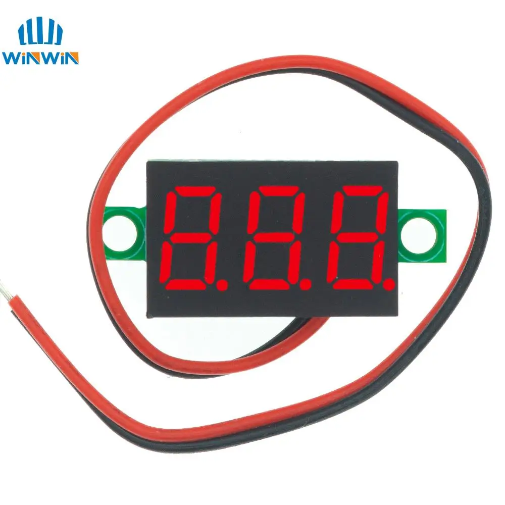 Цифровой вольтметр 0 36 дюйма красный зеленый синий постоянный ток 36-40 В 0-2 5 100