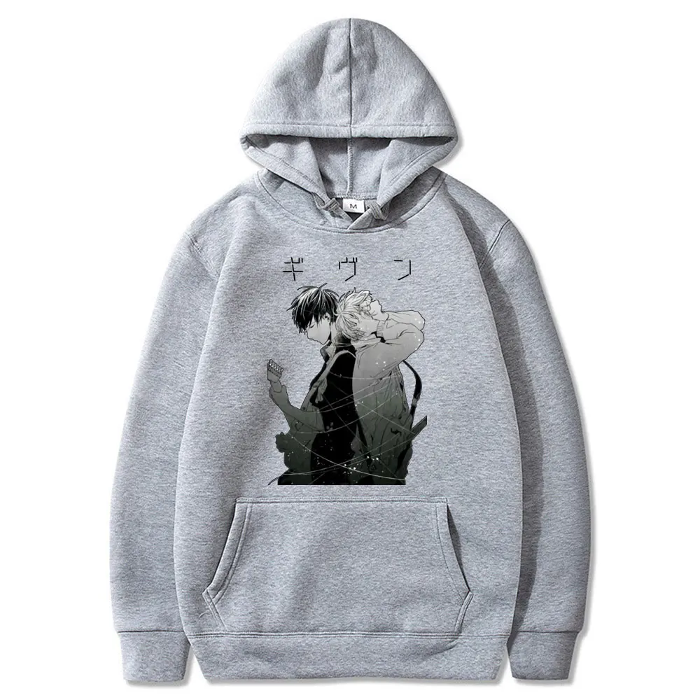 Аниме Yaoi Bl с музыкой мужские толстовки Harajuku Забавный пуловер свитшот унисекс