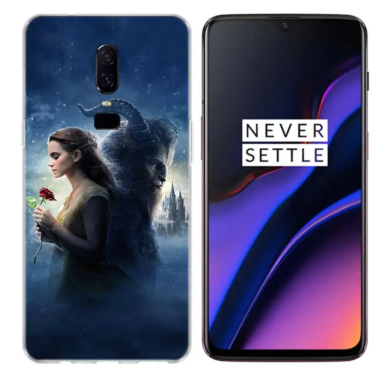 Красавица и Чудовище роскошный Мягкий ТПУ силиконовый чехол для телефона OnePlus One