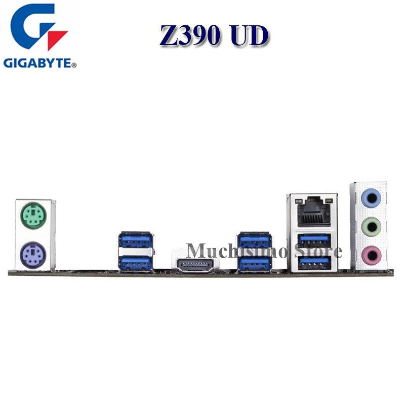 Материнская плата LGA 1151 Z390 UD i9 поколение 9 i7 i5 i3 DDR4 64 ГБ M.2 PCI-E 3 0 HDMI-совместимая