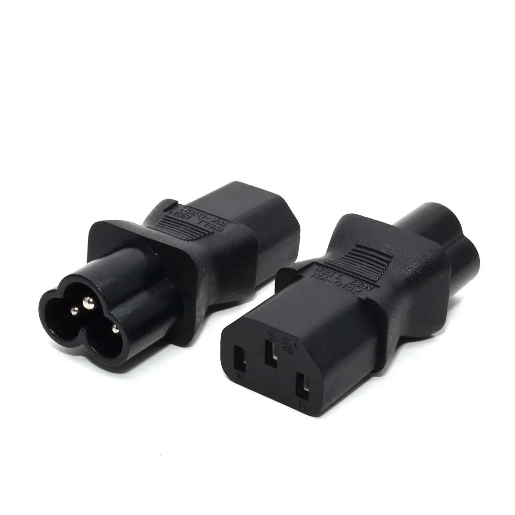 Адаптер питания переменного тока IEC 320 C13 Мама папа C6 с 3 контактами|converter|converter