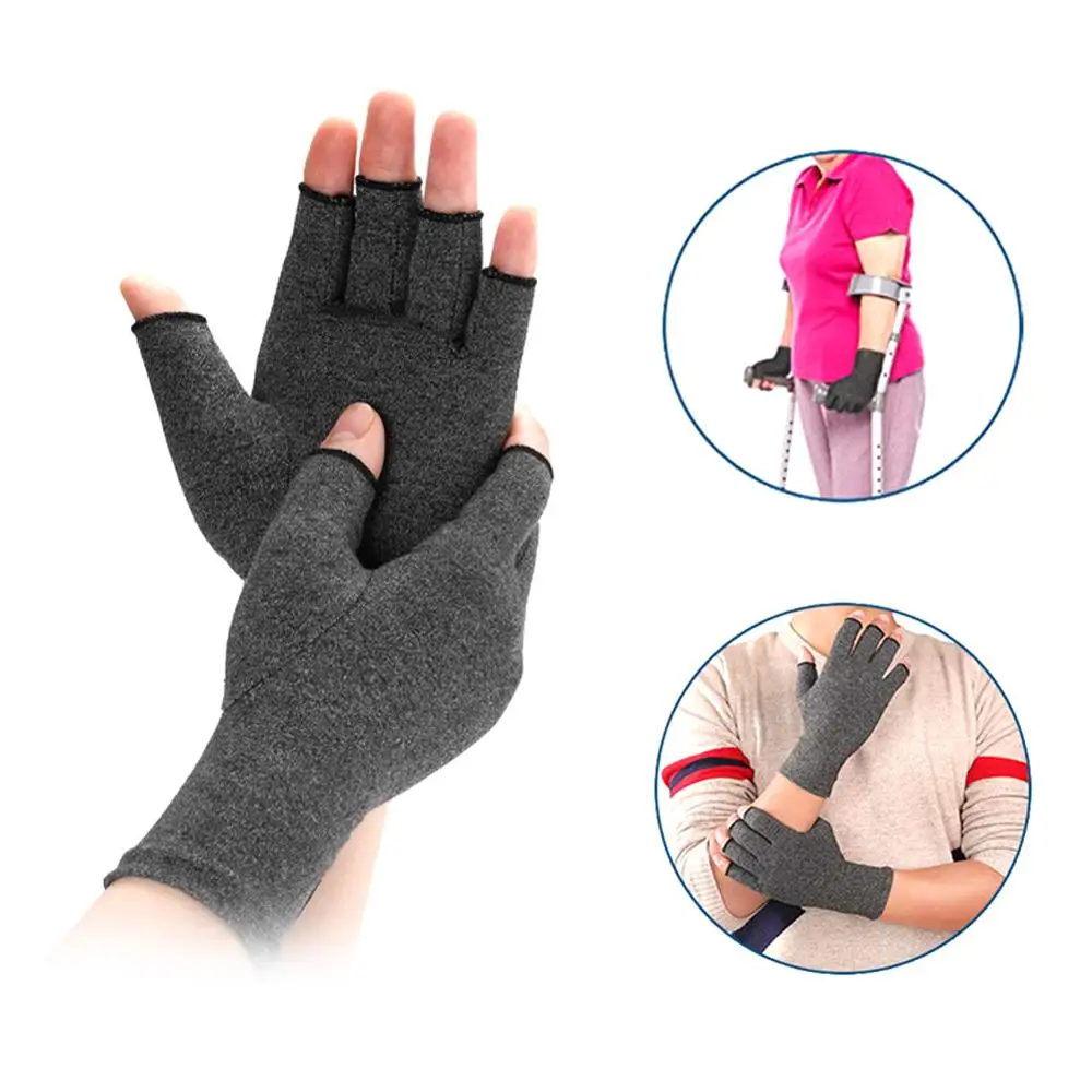 

Lightweight Arthritis Pressure Health Gloves High Elastic Breathable Rehabilitation Half Finger Gloves