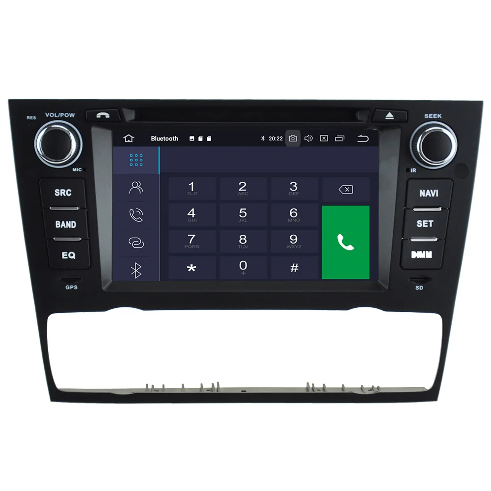Автомобильный мультимедийный dvd плеер 4 ГБ 64 IPS DSP Android 10 GPS Авторадио для BMW/3