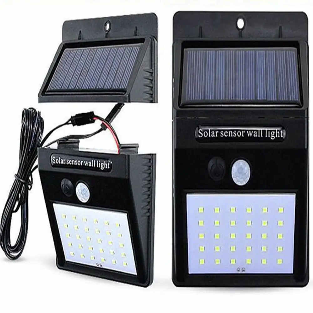 Солнечная лампа СВЕТОДИОДНАЯ Лампа PIR датчик движения настенный светильник