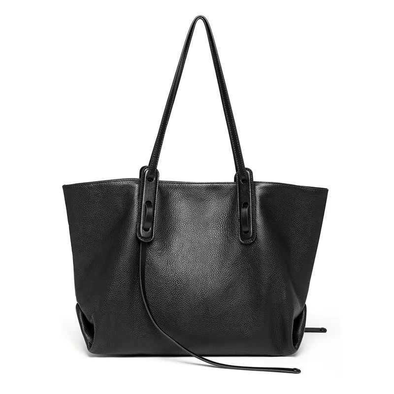 

Сумка-тоут женская из натуральной кожи, серая, черная, коричневая, синяя, M1312