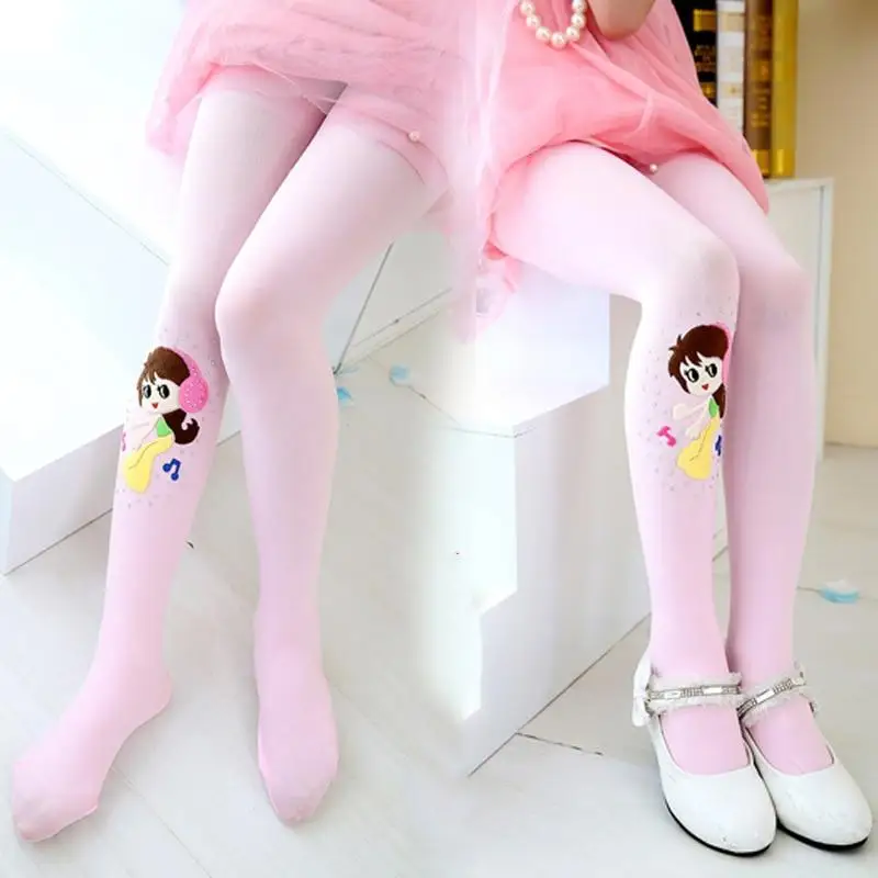 

Spring Girls Pantyhose Ballet Styles Kids Children Girl Tights Cute Dance Girl Velvet Tights Stockings for 3-16 Years Girls