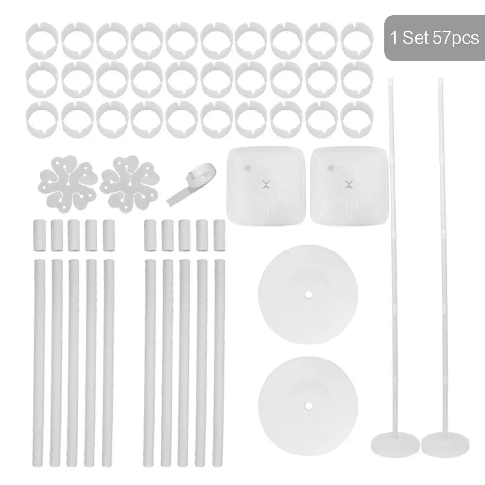 

DIY Balloon Column Kit Plastic Balloons Column Stand Frame Base Pole Balloon Clips Birthday Wedding Party Decoration Dropship