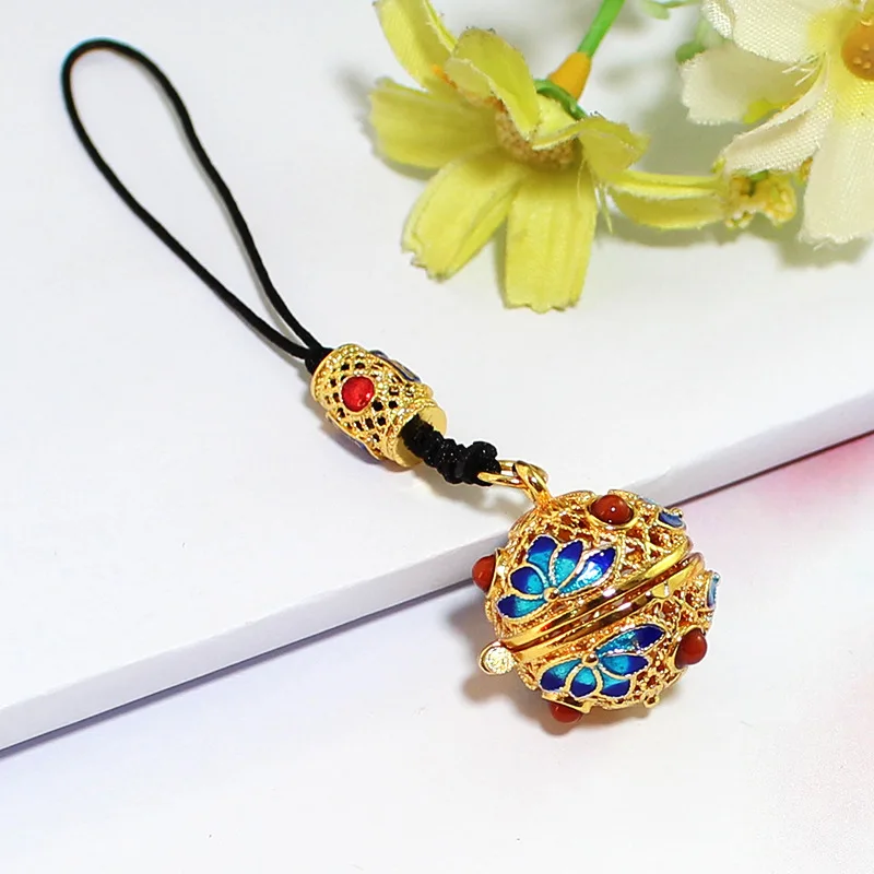 

OriginalDIY short lanyard mobile phone pendant scented pill mobile phone chain sachet ball pendant luminous mobile phone lanyard