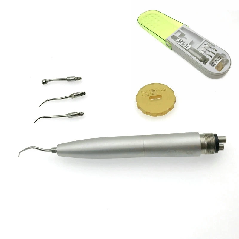 

Sonic S Dental Air Scaler Hygienist Handpiece 4 Hole SJ1 SJ2 SJ3 Tips SS-M4