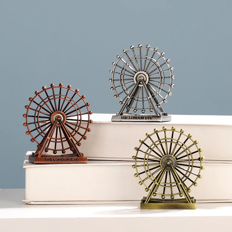 Парк развлечений железная кожа вращающаяся модель украшение для дома гостиной