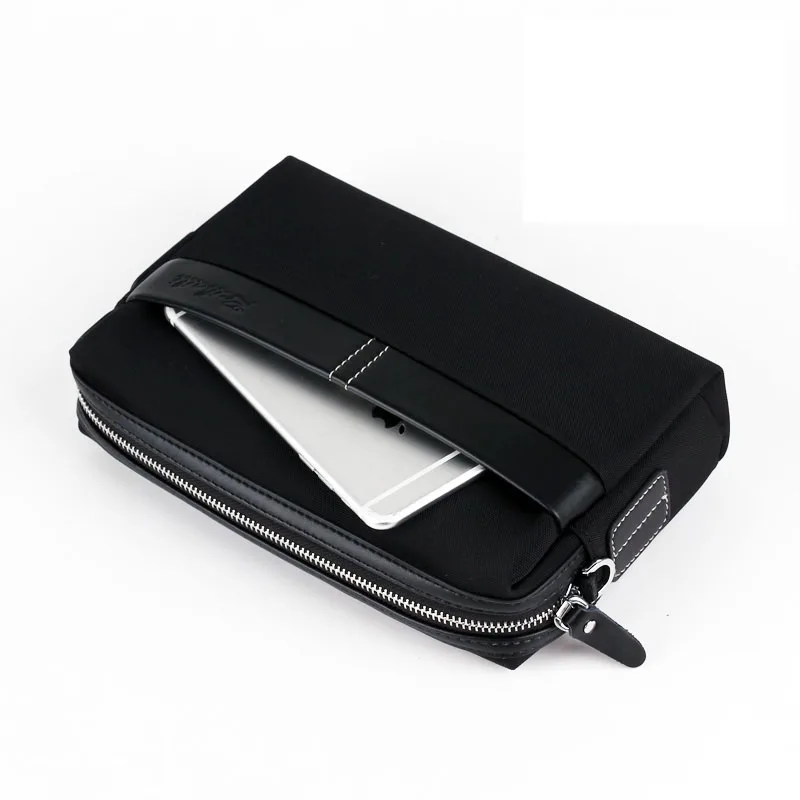 Мужские кошельки деловая Сумочка клатч сумка кошелек для сотового телефона