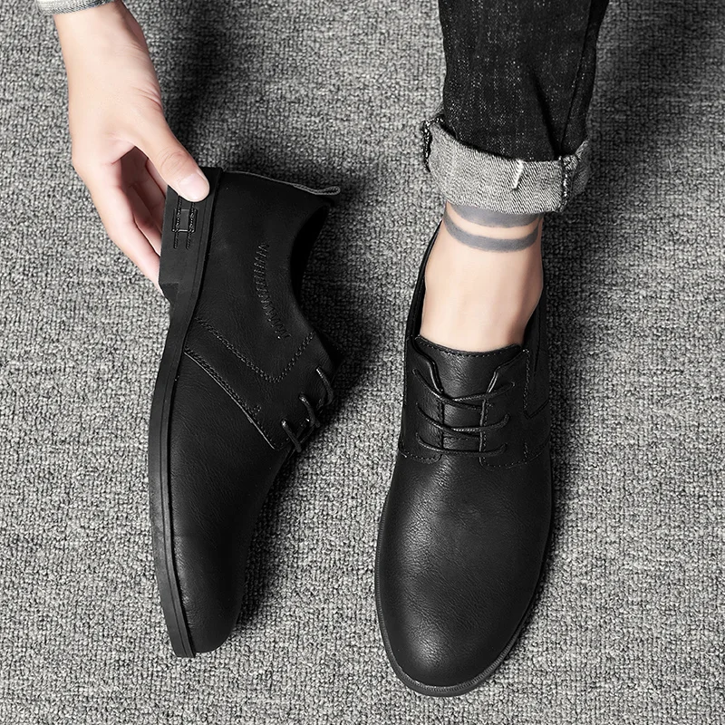 2022 мужские повседневные кожаные туфли Туфли-оксфорды в деловом стиле