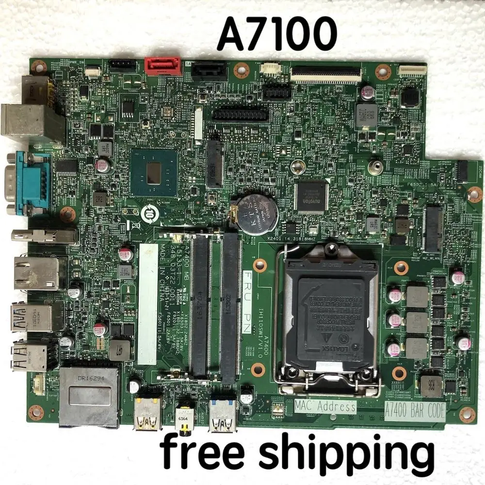 

IH110SW1/V1.0 For Lenovo A7400 AIO Motherboard 15133-1 348.03T22.0011 Mainboard 100% Tested Fully Work