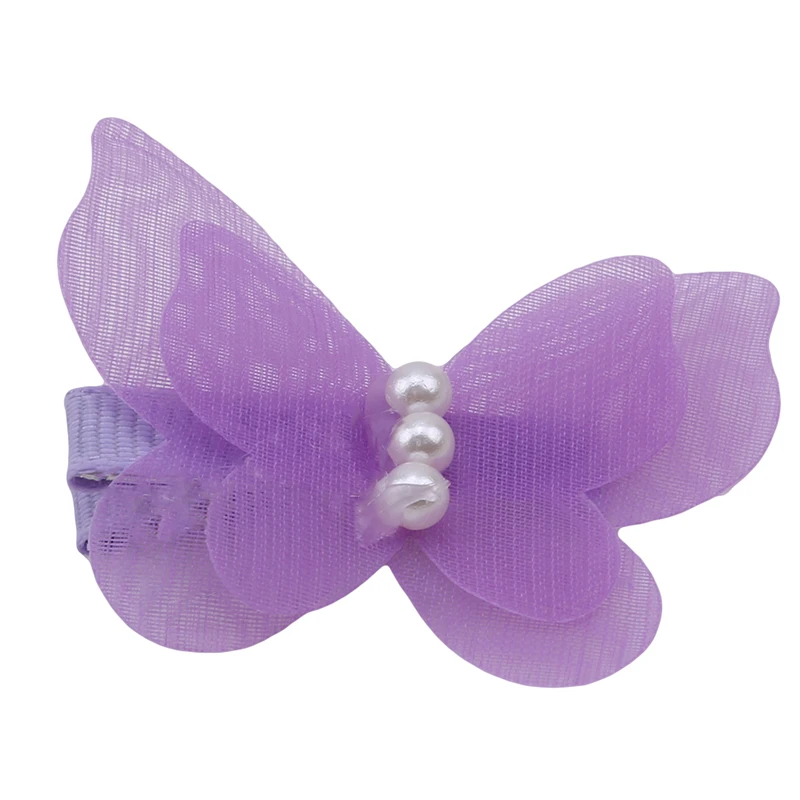 

10Pcs / Pack Hair Bow For Kids Candy Color Cute Bow Butterfly Hairpins Girls Hair Clip Child Hair Accessories