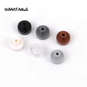 Smartable Tile 1x1 круглый с полым стержнем строительные блоки MOC детали игрушка для детей Совместимые с основными брендами 20482  31561 80 шт.лот