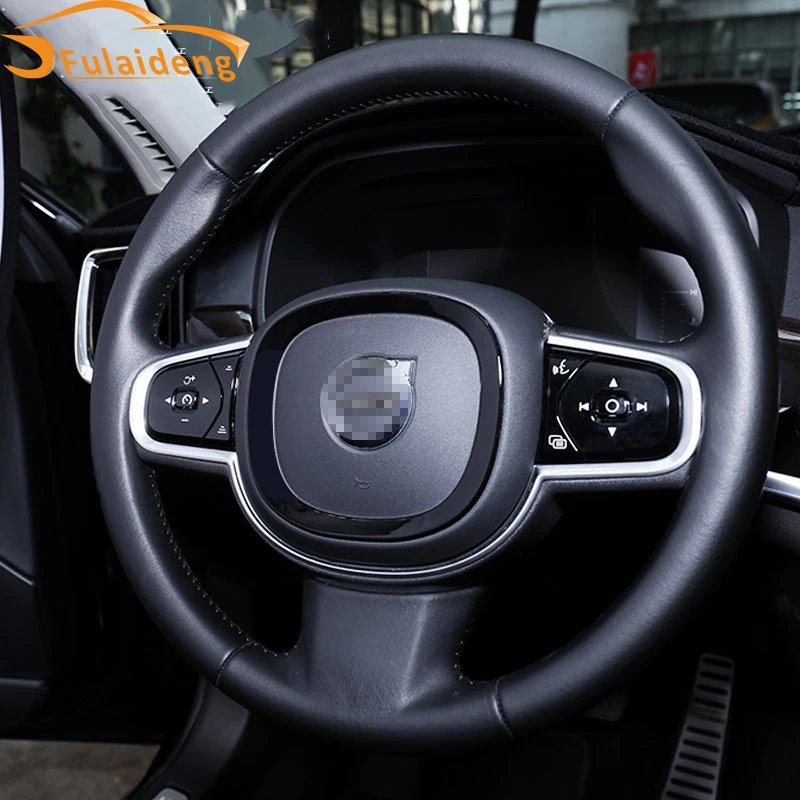 Новинка U-образная отделка для рулевого колеса Volvo 2018 XC60 S90 декоративное кольцо