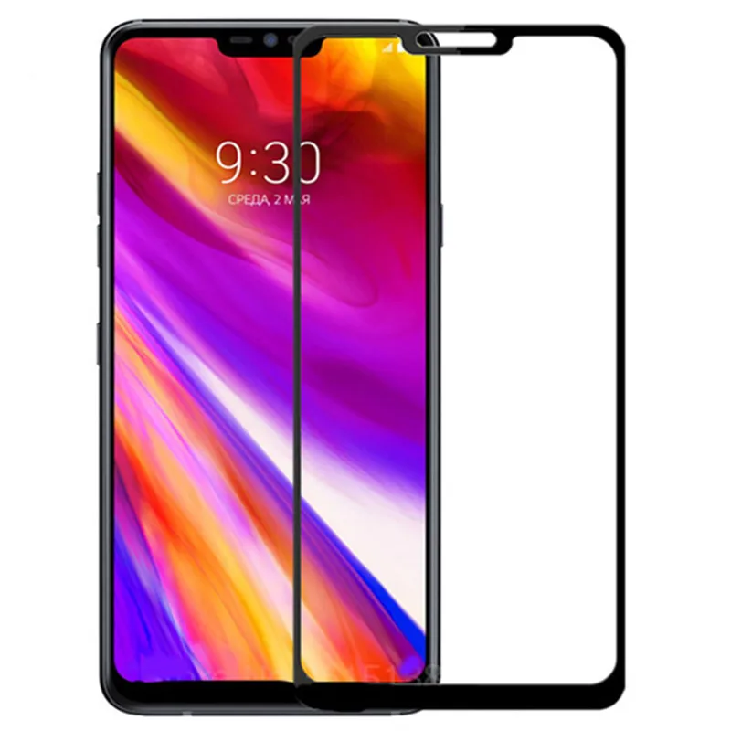 

2pcs Safety Screen Protector Glass For LG G7 ThinQ lg g7 fit Full Cover Protective Film on lg g7 One LGG7 thinq Tempered Glass
