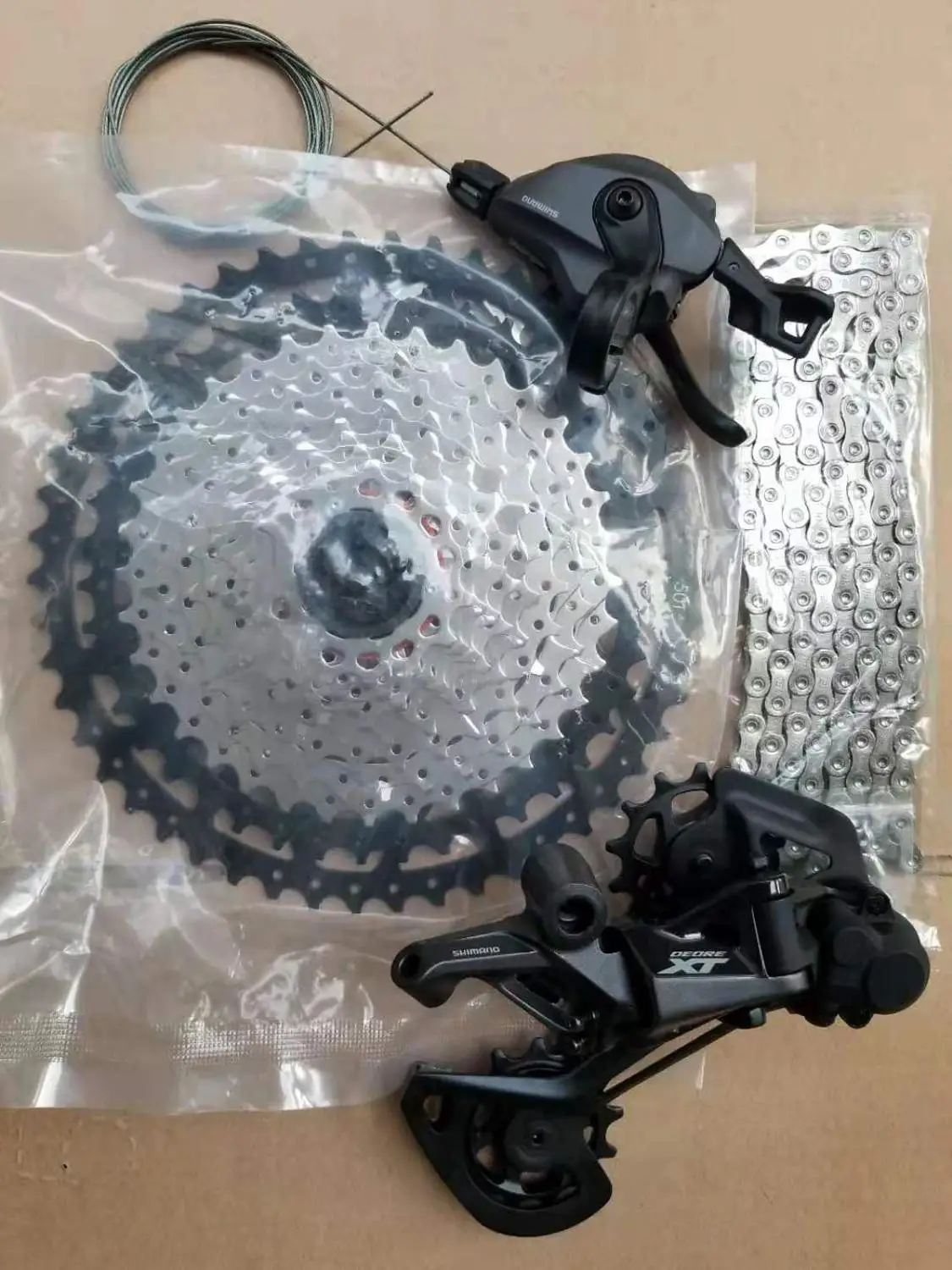 DEORE XT M8100 Groupset 12s MTB велосипедная фотопередача задний переключатель + YBN цепь Skilful