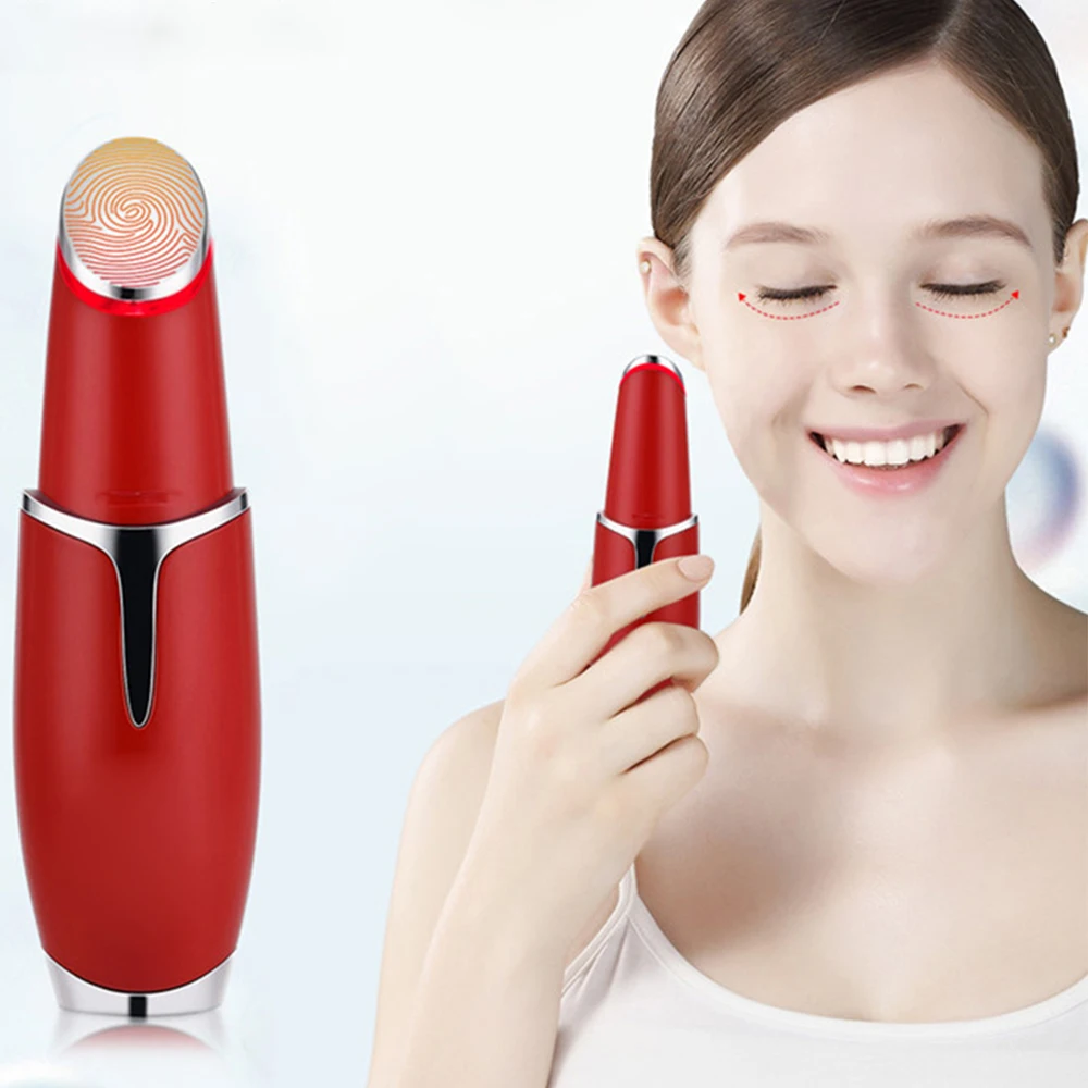 Массажер для кожи вокруг глаз 10000 вибраций от морщин и темных кругов | Красота