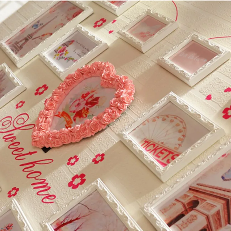 Романтические фоторамки в форме сердца 15 шт. винтажные картина рамка для