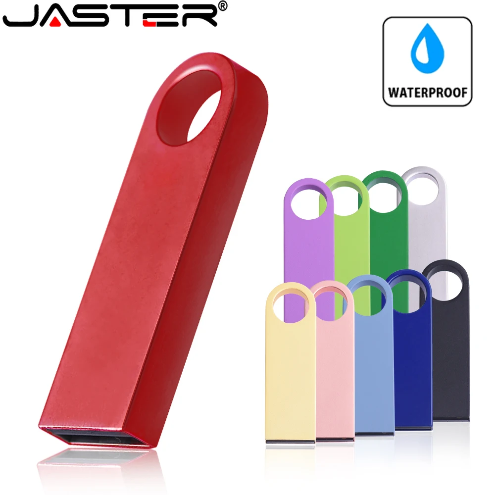 

JASTER TYPE-C USB flash drives Free Custom logo Pen drive 128 GB Business Mini Metal Memory Stick 64GB Waterproof Pendrive Gifts