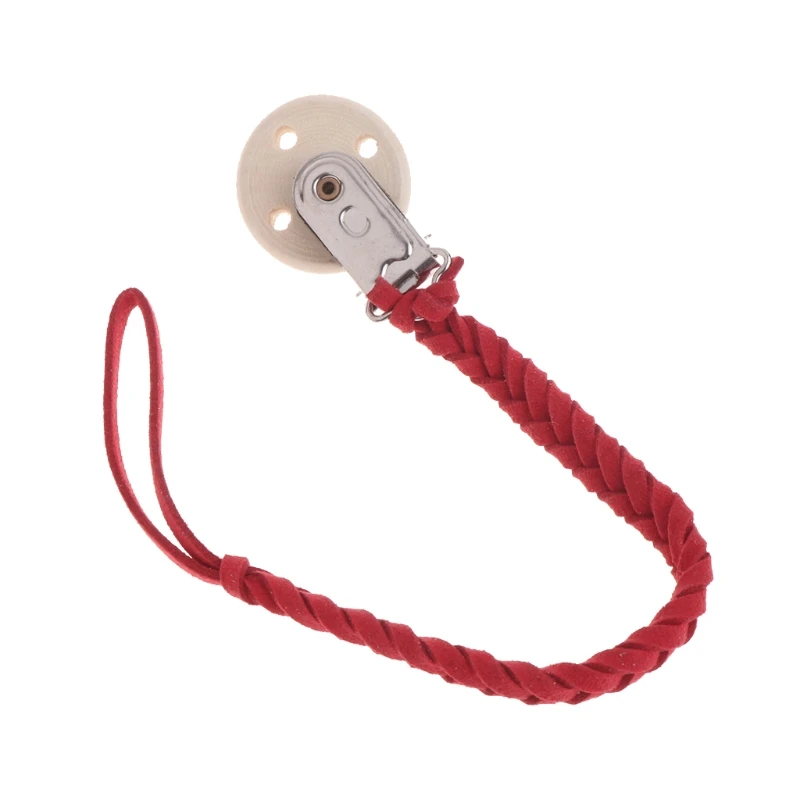 Кожа Зажимы для соски-пустышки цепи клипса держатель соски пустышки младенцев