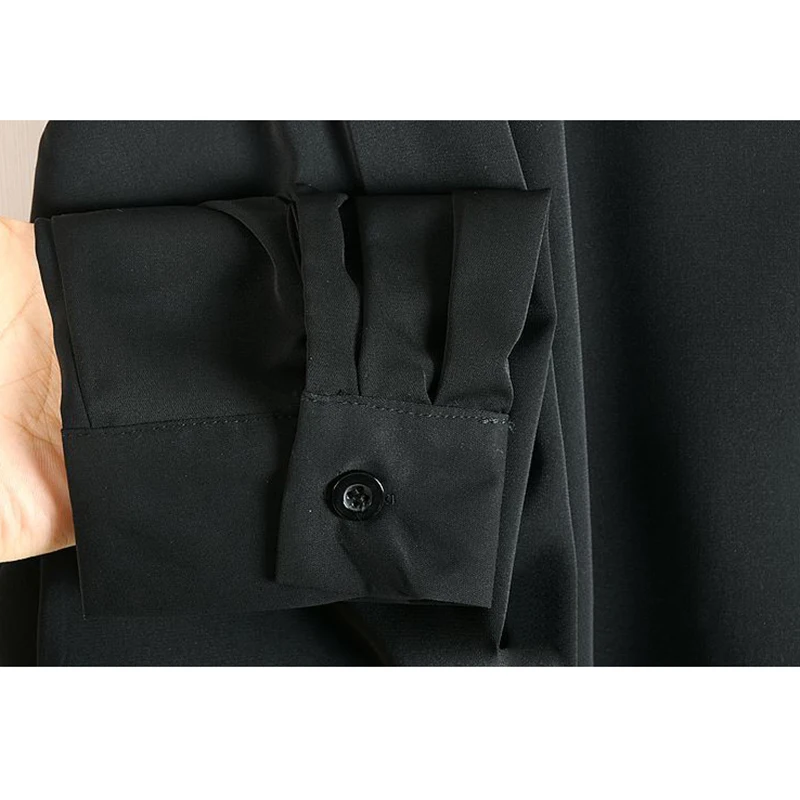 Женское асимметричное платье XITAO свободное шифоновое в европейском стиле с