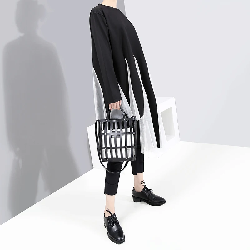 Новинка 2019 корейский стиль женское асимметричное платье хитового цвета с