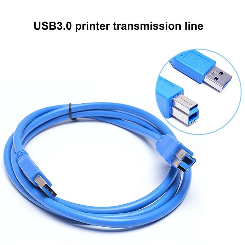 

0.3/1/1.5m High Speed USB 3.0 Scanner Printer Data Sync Cord A to B Cable Wire Durable Printer Cable Copper PVC Accessories