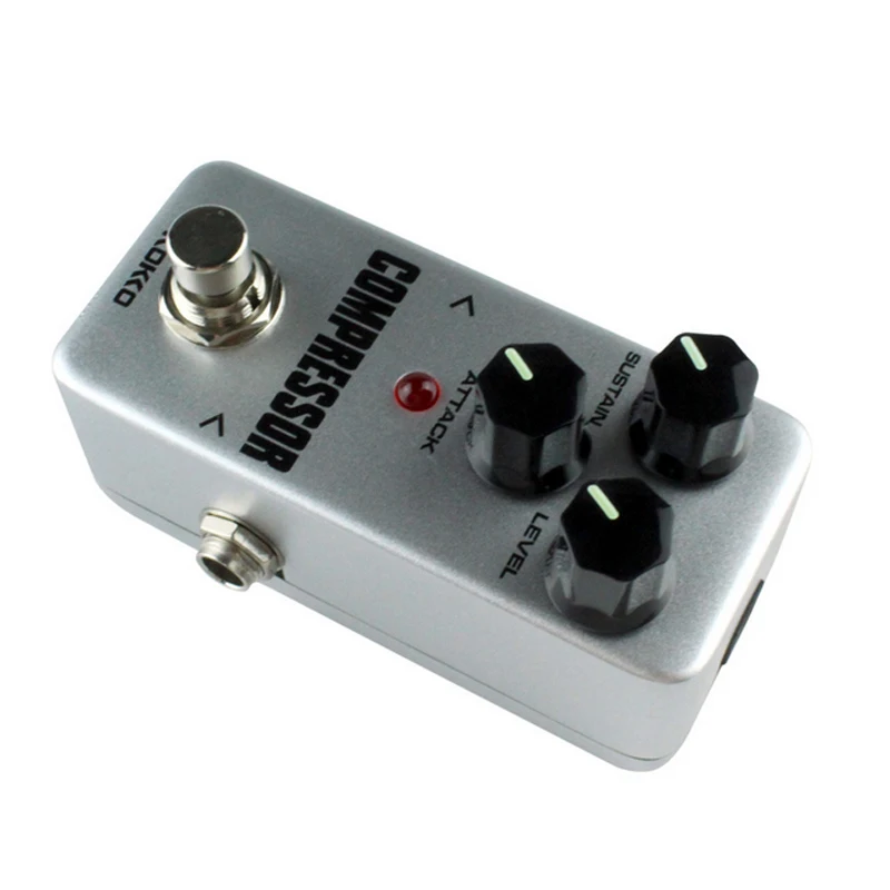 Мини-компрессор для гитары KOKKO FCP2 педаль бас-гитары Stompbox балансировка отключение
