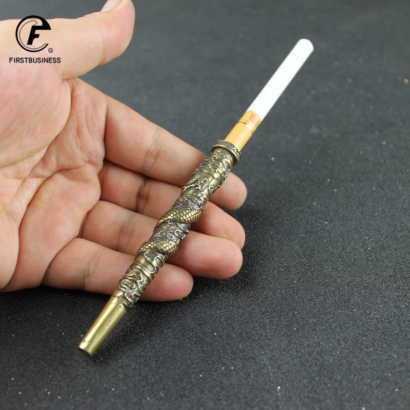 Новые Медные трубки для курения дракона сигаретная трубка табак латунная Ретро