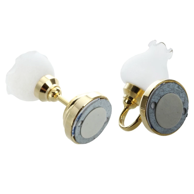2 Pcs 1:12 Dollhouse Miniature Model LED Light: 1 Ceiling Light Golden &amp Flower Shape Metal Wall | Лампы и освещение