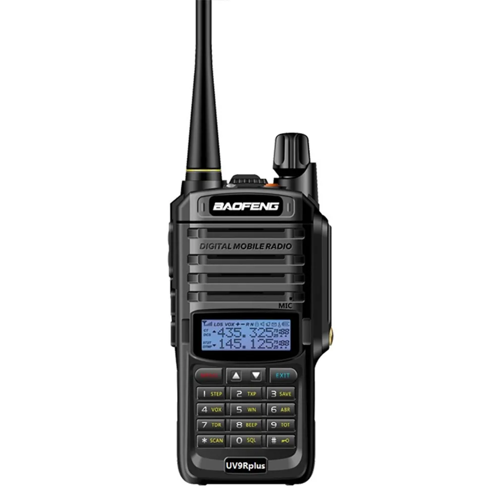 2 шт. baofeng UV-9R plus Водонепроницаемая портативная рация Высокая мощность двухстороннее радио VHF UHF портативная рация uv9R plus
