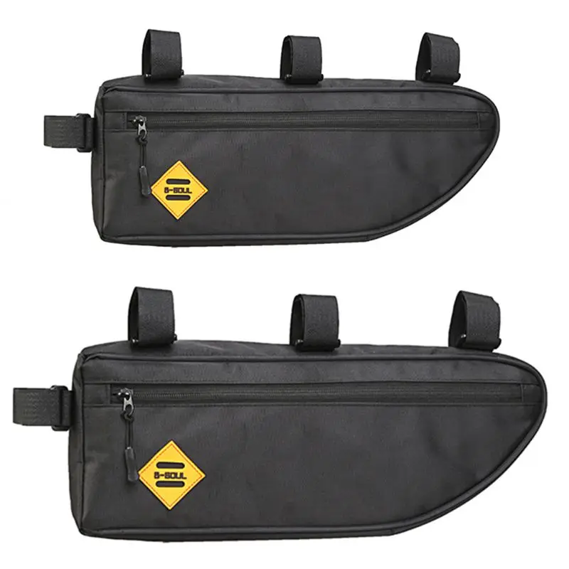 

Front Frame Tube Bags Waterproof Large Capacity Cycling Pannier Packing Pouch Bike Accessories