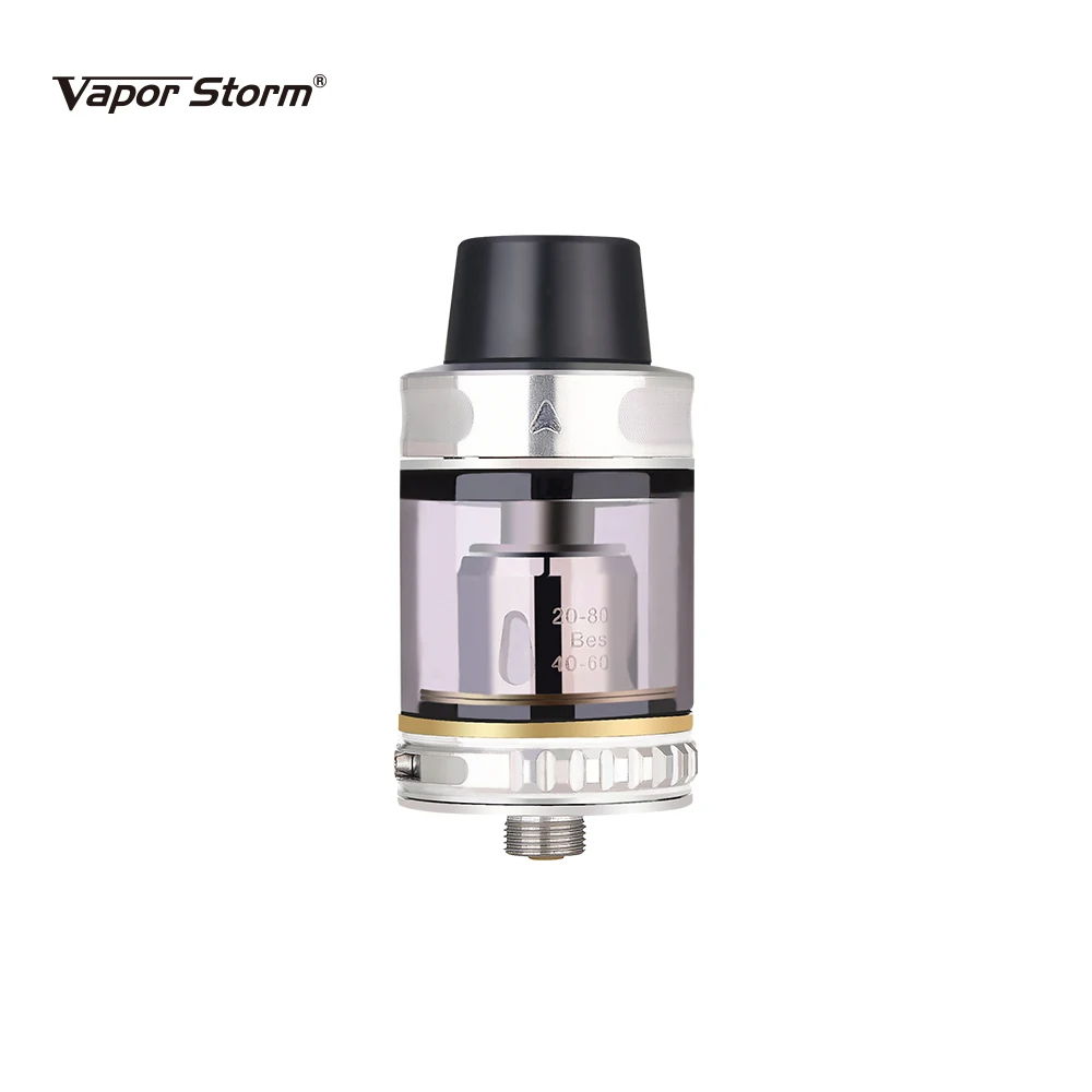 

Original Vapor Storm Trip Tank 24mm & 2ml/6ml vape e-cig atomizer 304 stainless steel Top Filling Electronic Cigarette Vape Tank