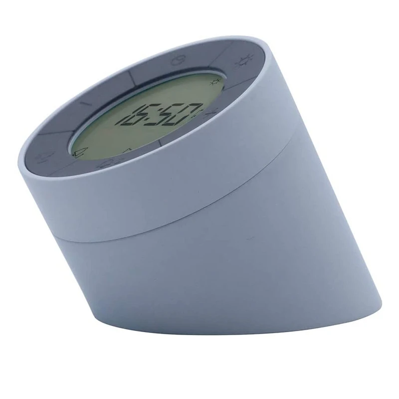 

Electronic Alarm Clock Modern Design With Motion Activated Modes & Soft Dimmable Light With USB Adaptor Cable, Edge