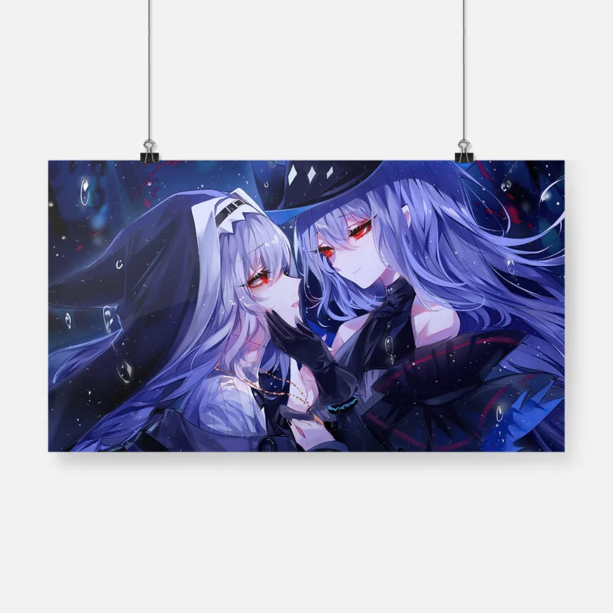 

New Wall Artwork Anime Girl Arknights Skadi Specter Poster Canvas Painting Decor Living Room Bedroom Home Decor Print Frame Gift