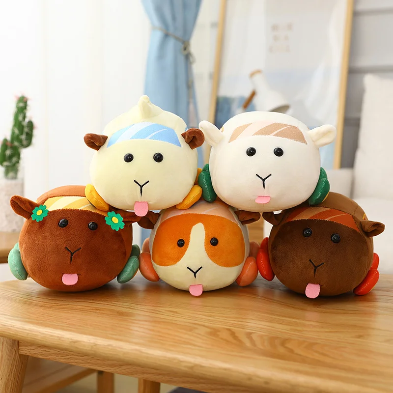 

10/20cm Cute Cartoon Guinea Pigs Plush Toy Key Chain Soft Lovely Animal Plush Pillow Baby Toy Kids Birthday Gift Girls Pendant