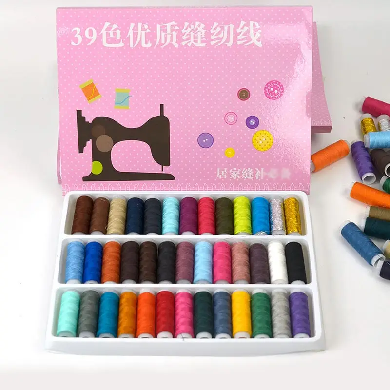 Прочная швейная нить ручной работы 39 цветов 1 комплект | Дом и сад
