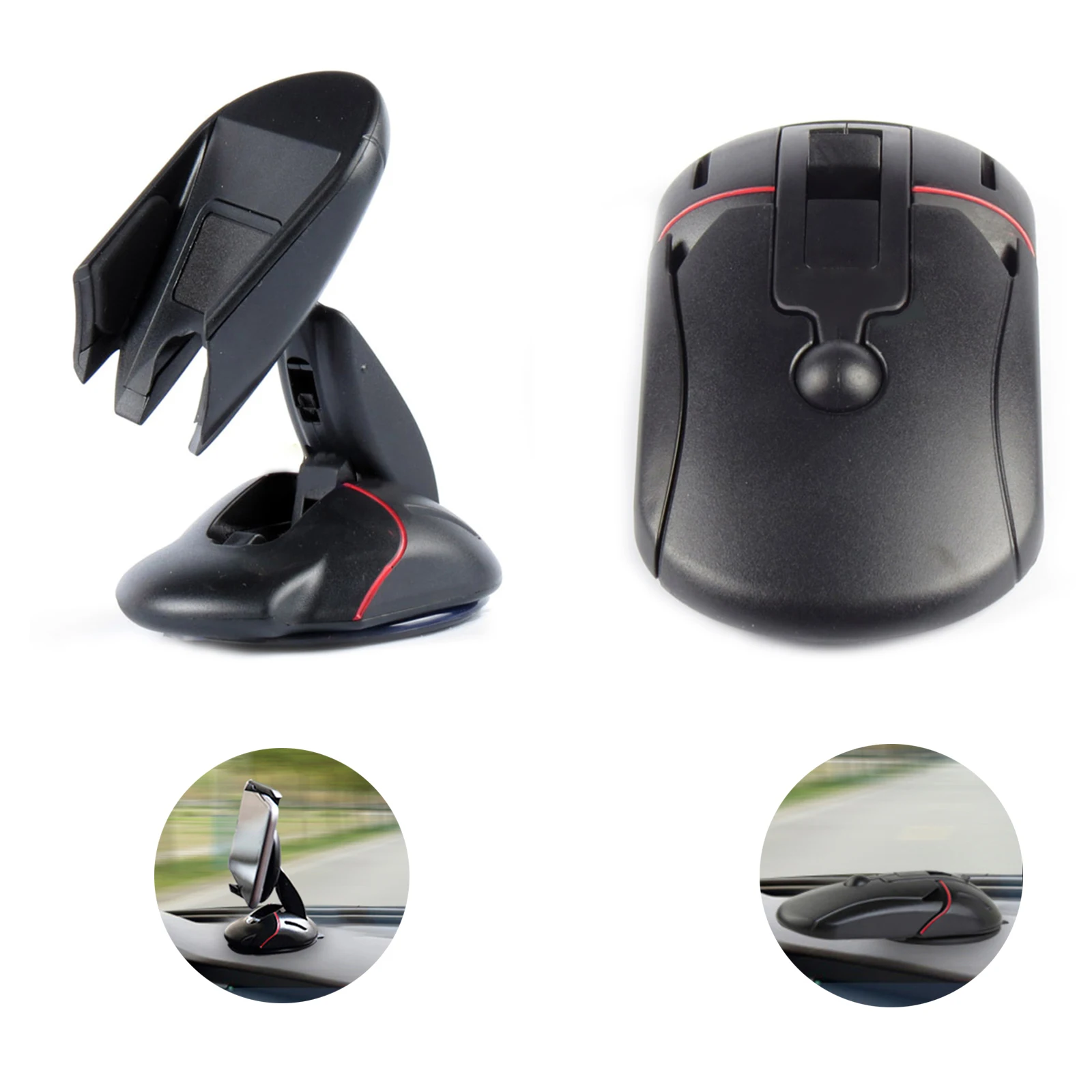 

Новый многофункциональный автомобильный держатель для телефона вращающаяся на 360 градусов мышь креативный держатель на присоске складной ...