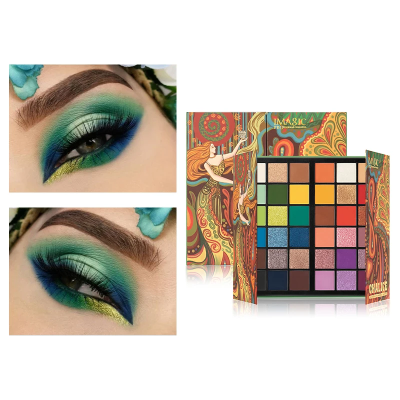 

IMAGIC 36 Colors Eyeshadow Matte Make Up Palette Shimmer Pearlescent Rainbow Holy Grail Palette Eyeshadow Powder KoreanCosmetics