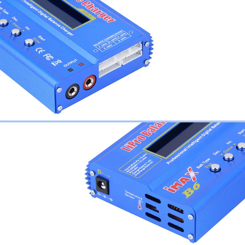 Цифровое балансирующее зарядное устройство IMAX B6 80 Вт 1-6S Lipo NiMH Зарядное Dis для Gaoneng