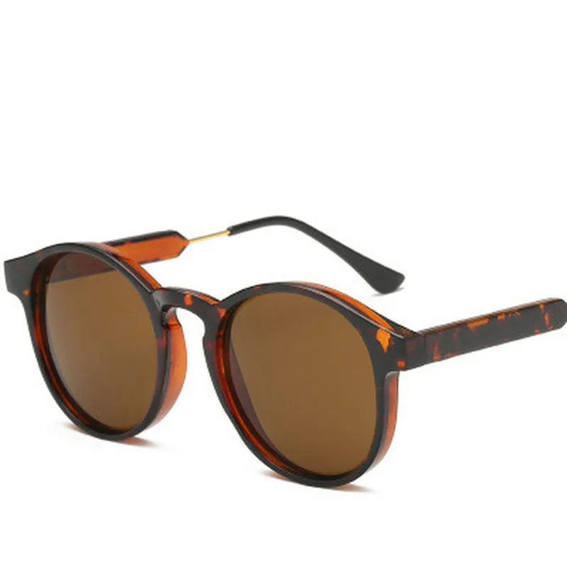Круглые солнцезащитные очки унисекс женские брендовые дизайнерские трендовые