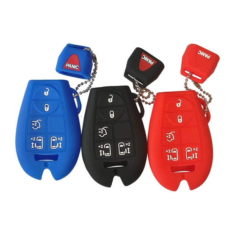 Чехол для автомобильного ключа защитный чехол брелок Jeep Commander Dodge Grand Caravan Chrysler City