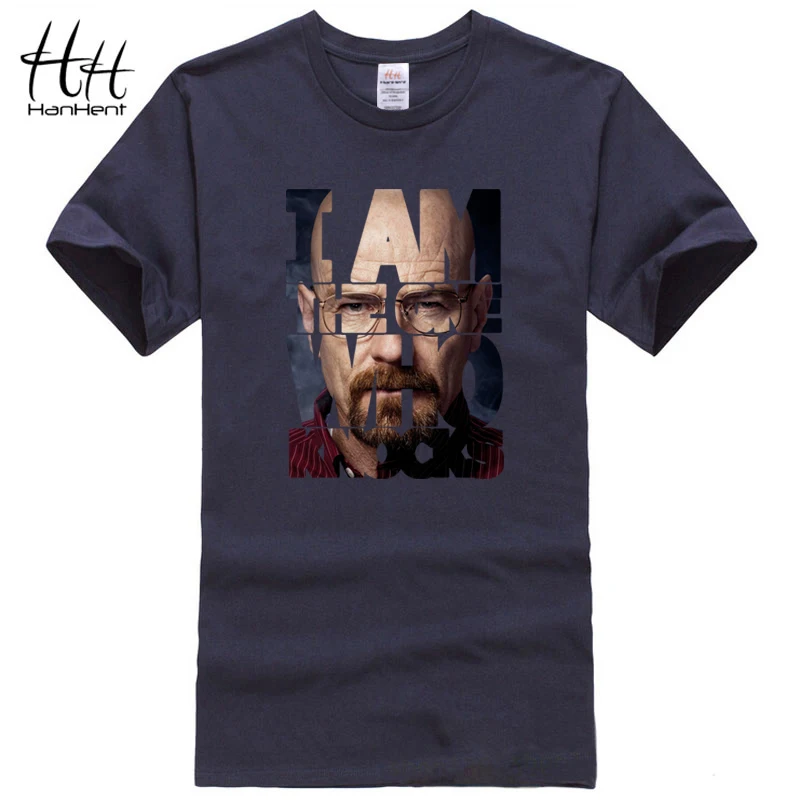 HanHent Модные мужские футболки Heisenberg Camisetas Hombre топы с коротким рукавом хлопковые