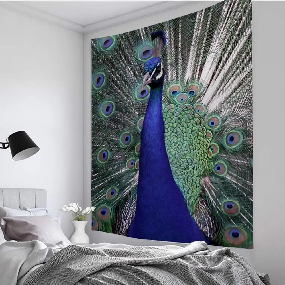 

Beautiful Animal Landscape Pattern Tapestry Living Room Bedroom Decorative Wall Hanging Elegant Home Blanket Accessories