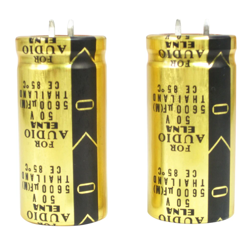 2 шт. новинка таиландский ELNA для аудио (LAO) 5600 мкФ/50V 22x45mm 50V5600UF 50V мкФ Золотое 5600u50v |