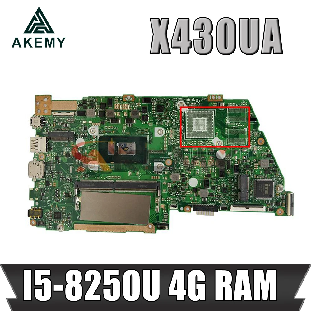 

Материнская плата Akemy X430UA для ноутбука asus VivoBook S14 S430 S430u X430u A430U X430UA S4300U X430UN