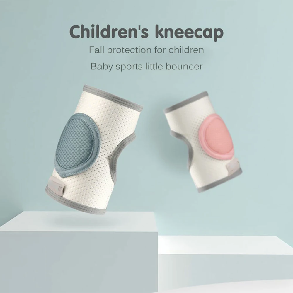 

2pcs Baby Knee Pad Protector Breathable Soft Silicone Non-Slip Safety Crawling Toddler Kid Kneecap Leg Pad