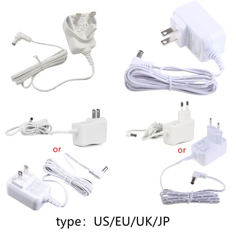 

US/EU/UK/JP Plug Power Charger Adapter for Air Humidifier Aromatherapy Atomizer Accessory Home Travel Use